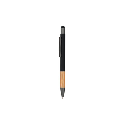 AYTOS – Metal Stylus Pen with Bamboo Grip – Black