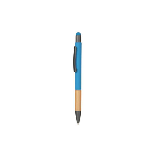 AYTOS – Metal Stylus Pen with Bamboo Grip – Blue