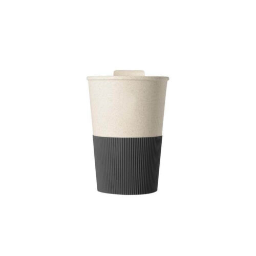 MALTA – Reusable Wheatstraw Cup 350ml – Black