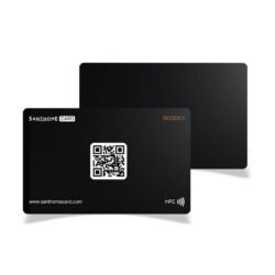 Santhome Card - Digital Business NFC Card - Black - Image 3