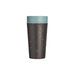 Circular Cup 12oz Black & Faraway Blue - Image 3