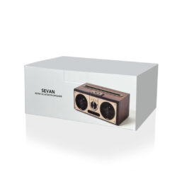 SEVAN - Giftology Retro Wood 20W Bluetooth Speaker with FM - Image 3