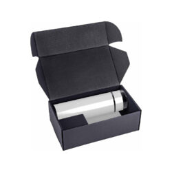 SARGAN - Vacuum Flask with Temperature Lid and Notebook Gift Set - White - Image 4