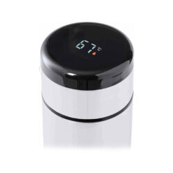 SARGAN - Vacuum Flask with Temperature Lid and Notebook Gift Set - White - Image 3