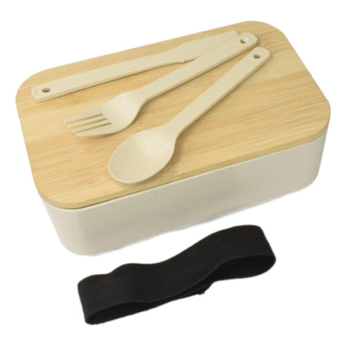 LUNCH BOX WITH CUTLERY SET