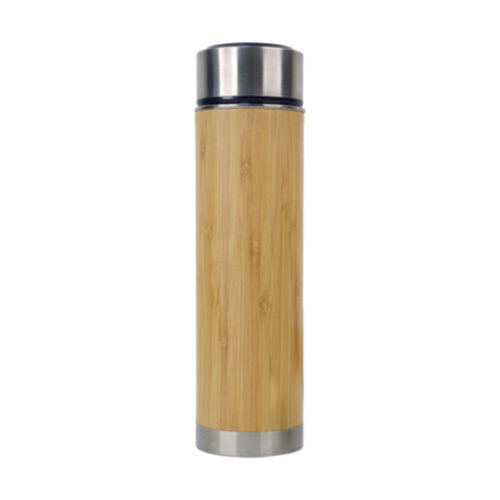 BAMBOO TEMPERATURE LED DISPLAY BOTTLE