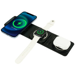 3-in-1 Foldable Wireless Charger for Mobile, iWatch and Earbuds - Image 4