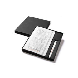 [OWMOL 326] Moleskine Classic Large Notebook & Go Pen Set (White)