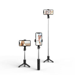 TREVISO - @memorii® 3-in-1 Mobile Tripod with Bluetooth Selfie Stick and Camera Shutter - Image 3