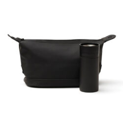 VINGA Baltimore Wash Bag - Black - Image 3