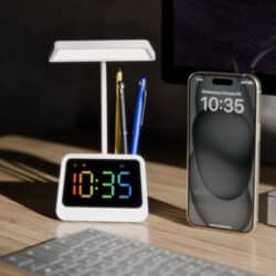 CLAMP – Multifunctional Bluetooth Speaker with 20-Hour Playtime, TWS, FM Radio, RGB Lighting & Phone Stand - Image 3