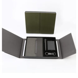 BUSINESS SET – Premium 5-Piece Professional Gift Set with PU Notebook, Metal Pen, Card Holder & Keychain in Elegant Box - Image 8