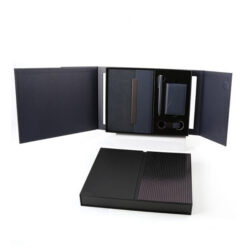 BUSINESS SET – Premium 5-Piece Professional Gift Set with PU Notebook, Metal Pen, Card Holder & Keychain in Elegant Box - Image 5