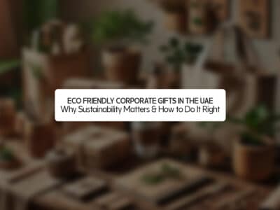 Eco‑Friendly Corporate Gifts in the UAE: Why Sustainability Matters & How to Do It Right