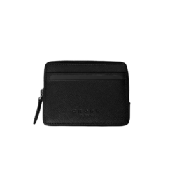 Premium Saffiano Leather Executive Ladies Wallet – Stealth Black