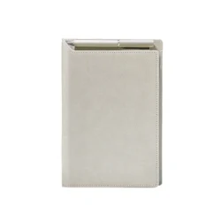 Executive Leather Organizer with Magnetic Pen Holder (Gray) - Image 4