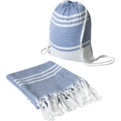 Premium Quick-Dry Travel Towel Set with Compact Drawstring Bag