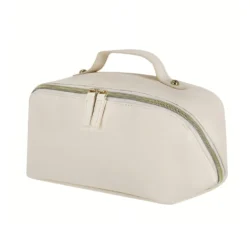 Executive Beauty & Grooming Kit Bag – Beige Edition