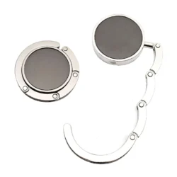 Executive Zinc Alloy Handbag Hook – Stealth Gunmetal Edition