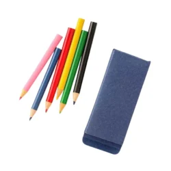 Executive 6-Piece Creative Pencil Suite – Upcycled Denim Edition - Image 1