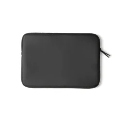 Stealth Black Nubuck Laptop Sleeve – 15” Water-Repellent Edition - Image 2