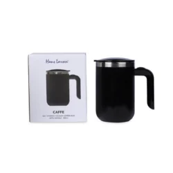 Executive 400ml Auto-Stirring Tech Mug – Stealth Black Edition - Image 2