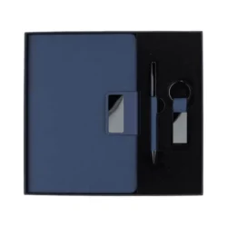 Executive 3-Piece Journal & Accessory Set – Royal Blue Edition - Image 2