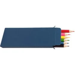 Executive 6-Piece Creative Pencil Suite – Upcycled Denim Edition - Image 2
