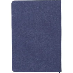 Executive Recycled Canvas A5 Journal – Navy & Tan Edition - Image 2