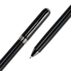 Premium Matte Black Executive Metal Pen – Twist Action - Image 3