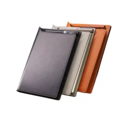 Executive Leather Organizer with Magnetic Pen Holder (Gray) - Image 2