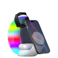 Executive 4-in-1 Magnetic Charging Station with Ambient Mood Lighting - Image 3