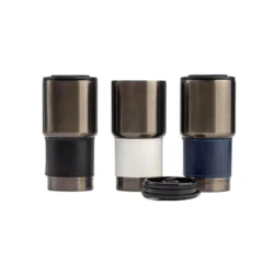 Executive Insulated Tumbler with Premium Grip Sleeve – 530ml (White) - Image 3