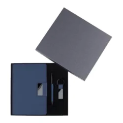 Executive 3-Piece Journal & Accessory Set – Royal Blue Edition - Image 3