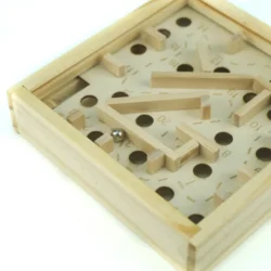 Classic Wooden Labyrinth Maze Balance Game - Image 4