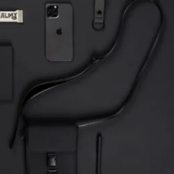 Stealth Black Essentials Sling Bag – Water-Repellent Minimalist Edition - Image 3