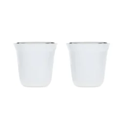 Executive Coffee Connoisseur Set – Pristine White & Mirror Chrome - Image 4