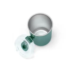 Executive Double-Wall Travel Mug – 300ml Forest Green - Image 4