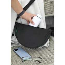 Stealth Half-Moon Executive Sling Bag – Recycled Urban Edition - Image 5