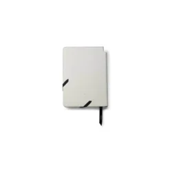 Executive Leatherette Journal with Integrated Pen Spine – Pristine White - Image 4