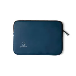 Executive Nubuck Laptop Sleeve – 15” Water-Repellent Edition (Navy) - Image 1