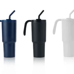 Executive 900ml Recycled Stainless Steel Tumbler – Navy Blue Edition - Image 5