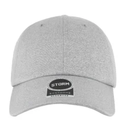 Executive Textured 6-Panel Performance Cap – Heathered Grey - Image 6