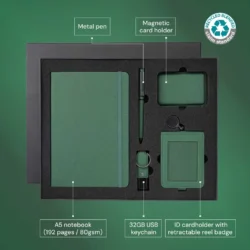 Executive "Zero-Footprint" 5-Piece Onboarding Set – Forest Green - Image 6