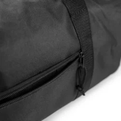Classic Lightweight Polyester Duffle Gym Bag (Black) - Image 2