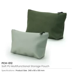 Premium Soft PU Leather Cosmetic & Travel Pouch - Image 3