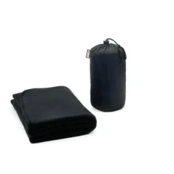 Executive Polar Fleece Travel Blanket with Sustainable Carry Pouch - Image 8