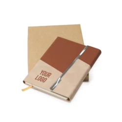 A5 Premium Notebook with Metal Foldable Closure (Brown) - Image 5