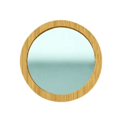Bamboo Pocket Mirrors – Round-Shaped, Lightweight & Portable - Image 6