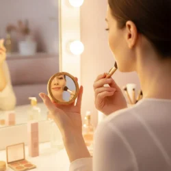 Bamboo Pocket Mirrors – Round-Shaped, Lightweight & Portable - Image 8